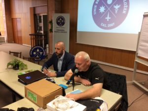 Předseda Unie BS Drexler a předseda ZO UBS SPJ Praha Štěpán